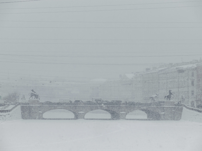 Мост, зима