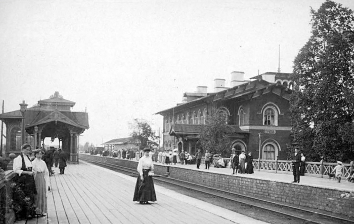 Стрельна вокзал 1900-1917